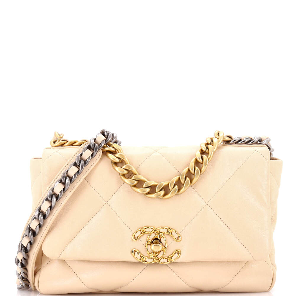 Chanel 19 Flap Bag Quilted Leather #256628C47B